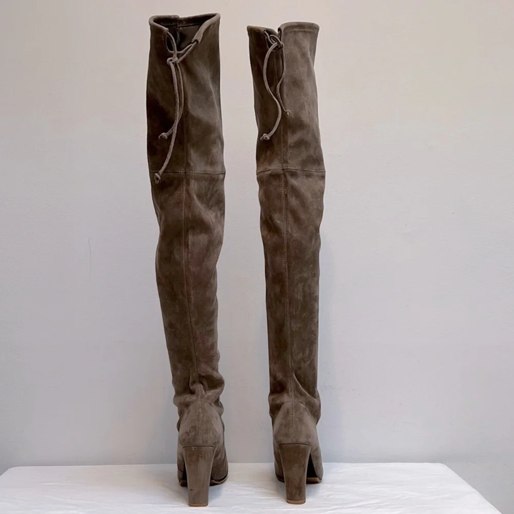 Stuart Weitzman Over The Knee Suede Boots